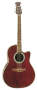 Applause AE128 Super-Shallow Bowl Cutaway Acoustic-Electric Guitar