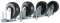 Ernie Ball Amp Casters, Standard Mount