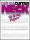 Ernie Ball Guitar Neck Writing Paper Book: Books & Videos