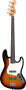 Fender Standard Fretless Jazz Electric Bass (Rosewood, with Gig Bag)
