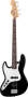 Fender Standard Jazz Left-Handed Electric Bass (Rosewood, with Gig Bag)