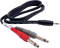 Hosa 1/8 in. Stereo to Dual 1/4 in. Mono Cable
