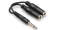 Hosa Y Cable - 6 inch (Mono 1/4 inch Phone Male to 2 Mono 1/4 inch Phone Female) (Model YPP111) coupon