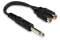 Hosa Y Cable - 6 inch (Mono 1/4 inch Phone Male to 2 RCA Female) (Model YPR103) coupon