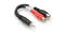 Hosa Y Cable - 6 inch (Stereo 3.5mm Phone Male to 2 RCA Female) (Model YRA154) coupon