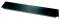 Middle Atlantic 1 Space (1 3/4 in.) Flanged Aluminum Blank Panel, Black Brushed Finish