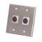 Pro Co Double Wall Plate with Dual Female XLR (Model WP2034)
