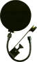 RaXXess Stoppit Pop Filter with Goose Neck