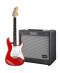 Squier Stop Dreaming Start Playing Affinity Strat HSS Electric Guitar Package with G-DEC