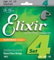 Elixir Nanoweb Stainless Steel Electric Bass Strings