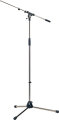 K&M 210/9B Heavy-Duty Tripod Microphone Boom Stand