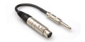 Hosa MIT-176 XLR Female to Female TS 1/4" Impedance Transformer