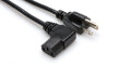 Hosa 3-Wire Grounded Right Angle Power Cable