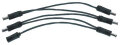 Godlyke Power-All Right Angle Daisy Chain Cable for 5 Pedals