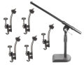 On-Stage Drum Set Microphone Stand and Clips Pack