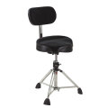 Gibraltar 9608MB Motorcycle-Top Double-Braced Drum Throne, with Back Rest