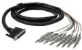 Hosa DTP800 Snake Cable (1/4" TRS x 8 to 25-Pin D-Sub)