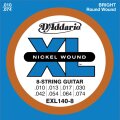 D'Addario EXL140-8 Electric Guitar Strings (Light Top/Heavy Bottom, 8-String, 10-74)