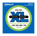 D'Addario EXL165 XL Nickel Wound Bass Strings (Long Scale)