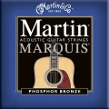 Martin M2200 Marquis 92/8 Phosphor Bronze Acoustic Guitar Strings (Medium, 13-56)