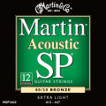 Martin MSP3600 SP 12-String 80/20 Bronze Acoustic Guitar Strings (Extra Light, 10-47)