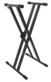 On-Stage KS7291 Pro Heavy-Duty Double-X ERGO-LOK Keyboard Stand