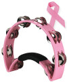 Rhythm Tech 1060 True Colors Tambourine Limited Edition for Breast Cancer Awareness