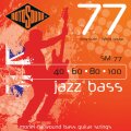 Rotosound SM77 Jazz Bass Monel Flatwound Electric Bass Strings