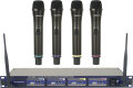 VocoPro UHF-5805 4-Channel Rechargeable Handheld Wireless Microphone System