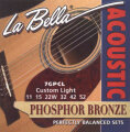 LaBella Phosphor Bronze Acoustic Guitar Strings