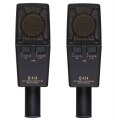 AKG C414 XLII ST Large Diaphragm 9-Pattern Condenser Microphones, Stereo Matched Pair