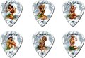 Clayton Hula Hottie Guitar Picks (12-Pack)