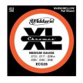 D'Addario ECG26 Chromes Flatwound Electric Guitar Strings (Medium Gauge, 13-56)