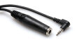 Hosa MHE-100.5 Female TRS 1/4" to Right-Angle TRS 1/8" Headphone Adapter Cable