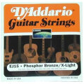 D'Addario EJ15 Phosphor Bronze Acoustic Guitar Strings (Extra Light)
