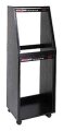 RaXXess 12-Space Over 16-Space Economy Rack (Black Oak)