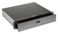 Middle Atlantic 3-Space (5.25") Rack Drawer, Black Brushed Finish