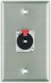 Pro Co WP1006 Wall Plate with Single Female 1/4" TRS