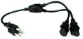 Hosa Dual IEC Power Cable