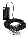 CBI 16x4 Audio Snake with Neutrik Connectors (XLR x 16, 1/4" TRS x 4)