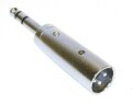 CBI XLR Male to 1/4" TRS Male Connector