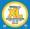 D'Addario EXL125 XL Electric Guitar Strings (Super Light Top/Regular Bottom, 9-46)