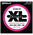 D'Addario ECB81M Chromes Flatwound Bass String (Regular Light, Medium Scale)