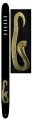 Perri's Leather 2.5" Leather Guitar Strap with Embossed Graphics
