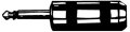 CBI Large 1/4" Male 2-Conductor Connector