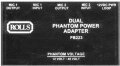 Rolls PB223 Dual Phantom Power Adapter