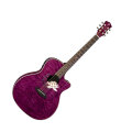 Luna Flora Lotus Acoustic-Electric Guitar