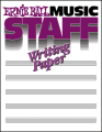 Ernie Ball Music Staff Writing Paper Book