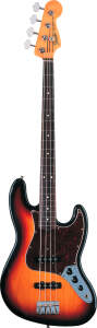 Fender '60s Jazz Electric Bass, Rosewood Fingerboard with Gig Bag