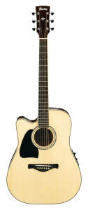 Ibanez AW300LECE Left-Handed Artwood Acoustic-Electric Guitar